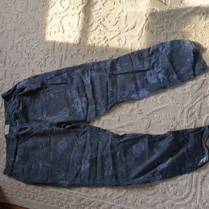 Marine Layer Alison Pants - Blue Floral